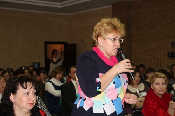 Участники Конференции также смогли задать вопросы Елене Мизулиной 